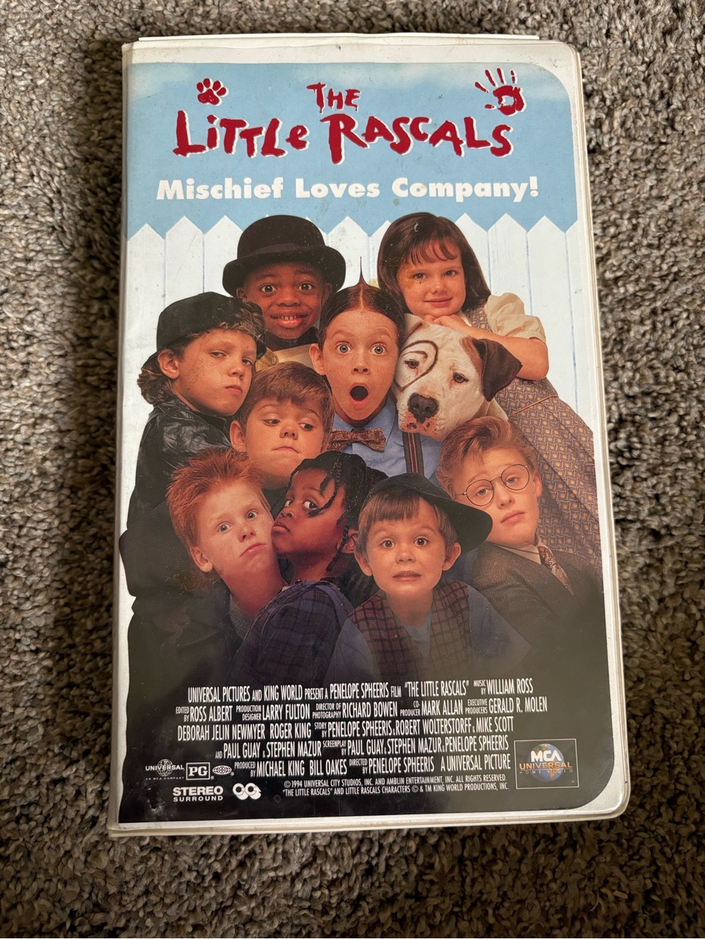 The Little Rascals VHS Movie Mischief Loves Company! 1994